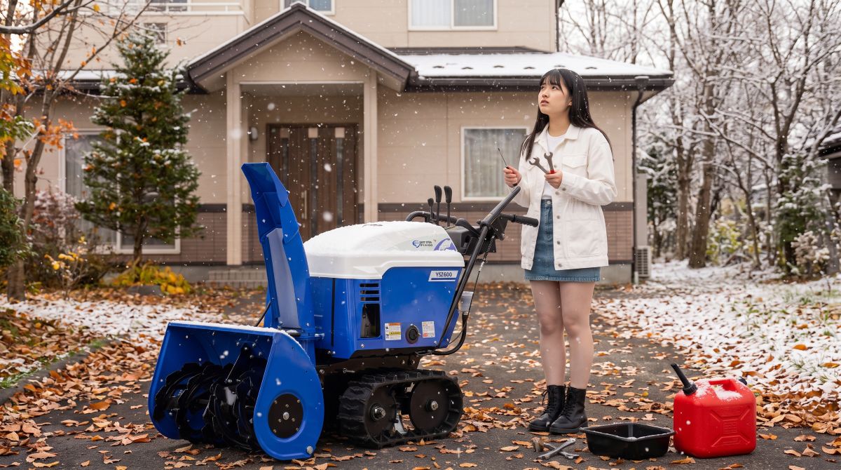 富山の冬支度！除雪機のご購入・シーズン前点検整備はお早めに！